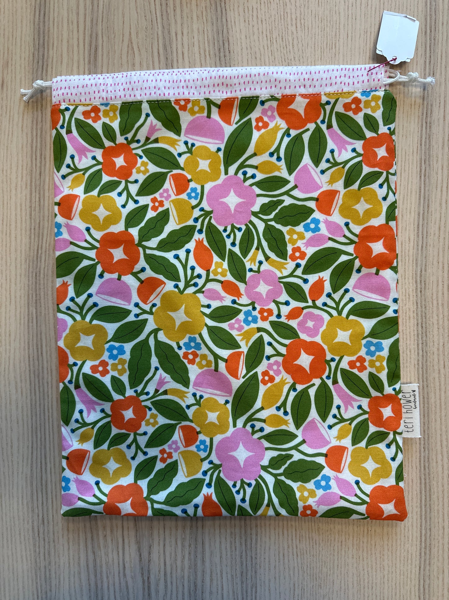 Drawstring Knitting Bag