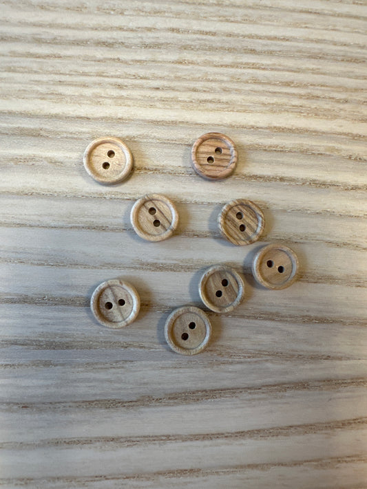 Wooden Buttons 12mm