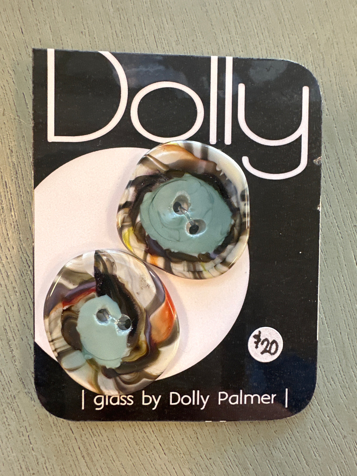 Dolly Palmer Buttons Set of Two