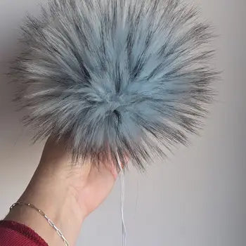 Faux Fur Pom Poms