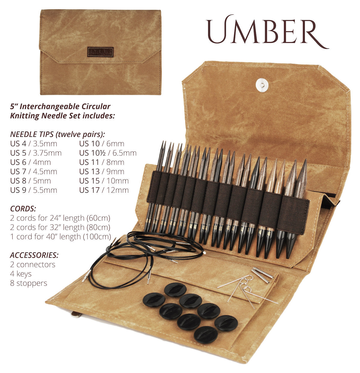 Lykke Interchangeable Needle Set