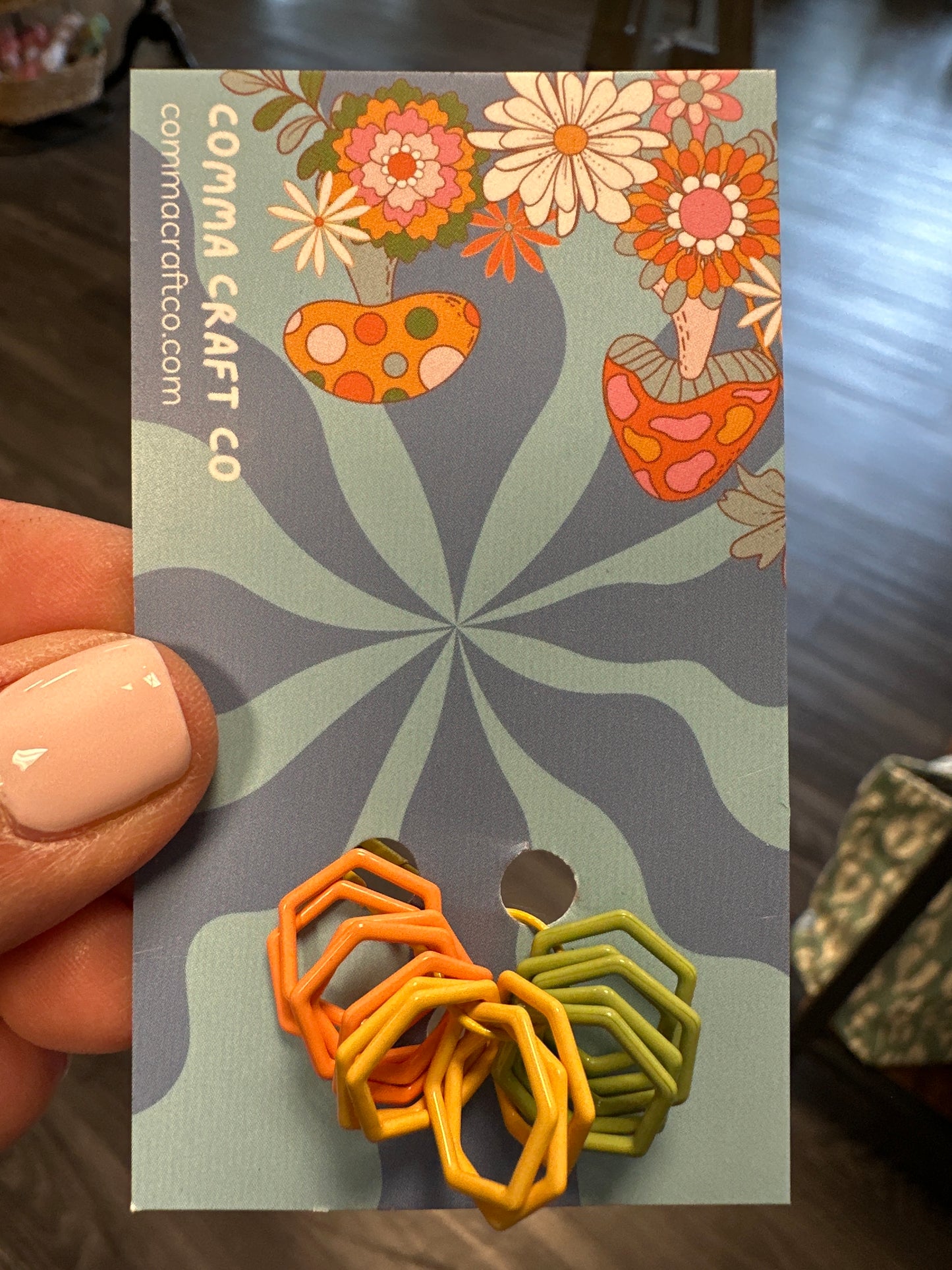 Comma Craft Hexagonal Stitch Markers