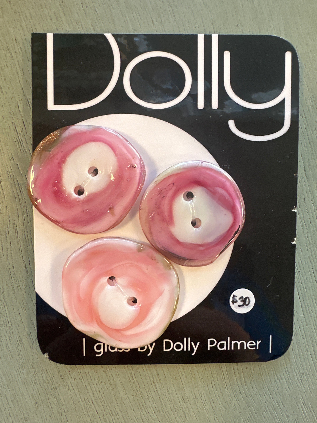 Dolly Palmer Buttons Set of 3