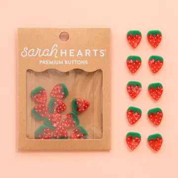 Sarah Heart Buttons