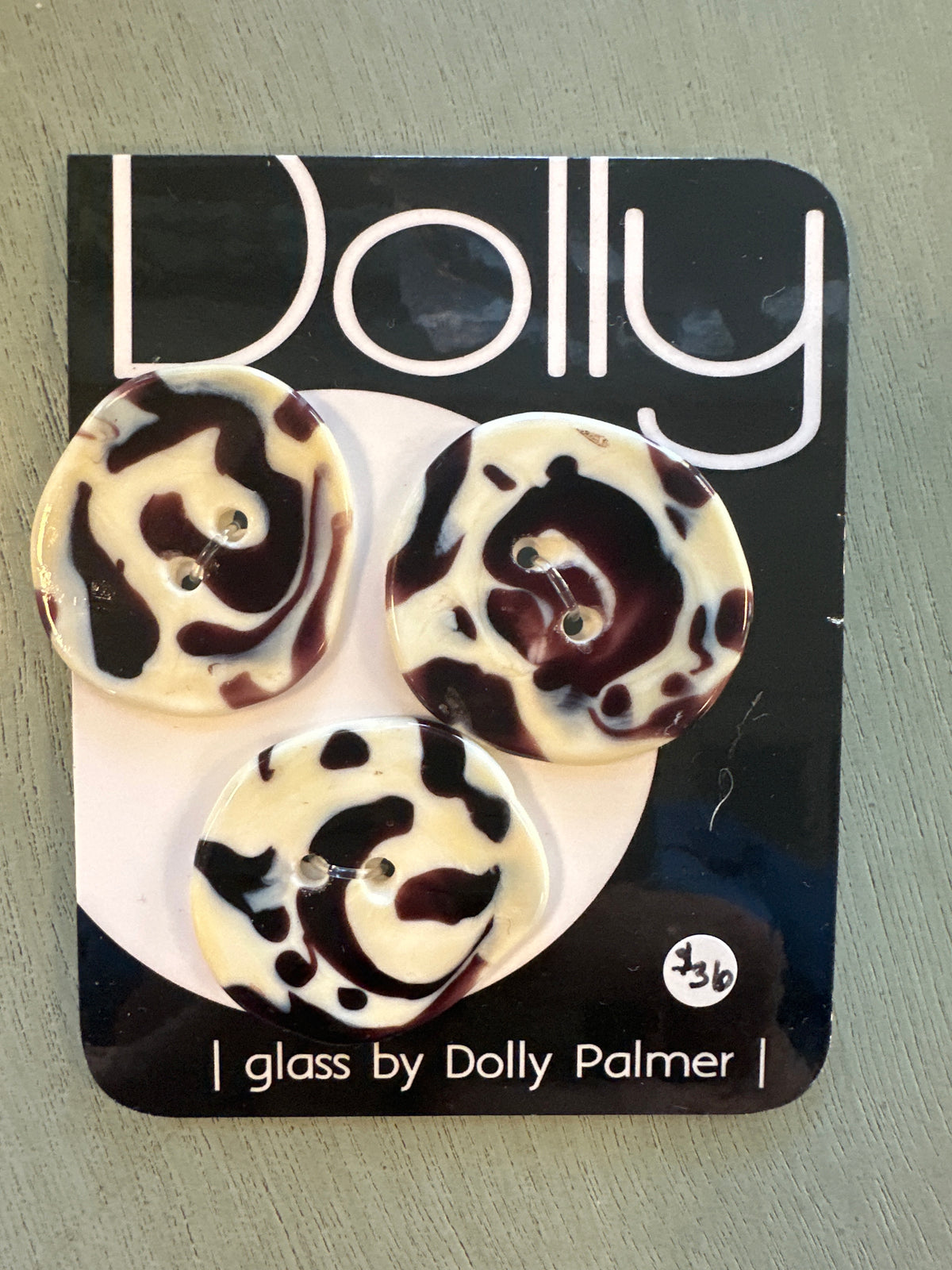 Dolly Palmer Buttons Set of 3