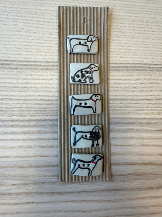 Mixed Dog Buttons