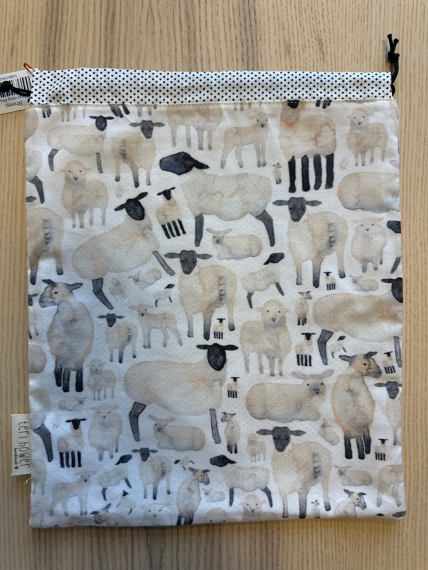 Drawstring Knitting Bag