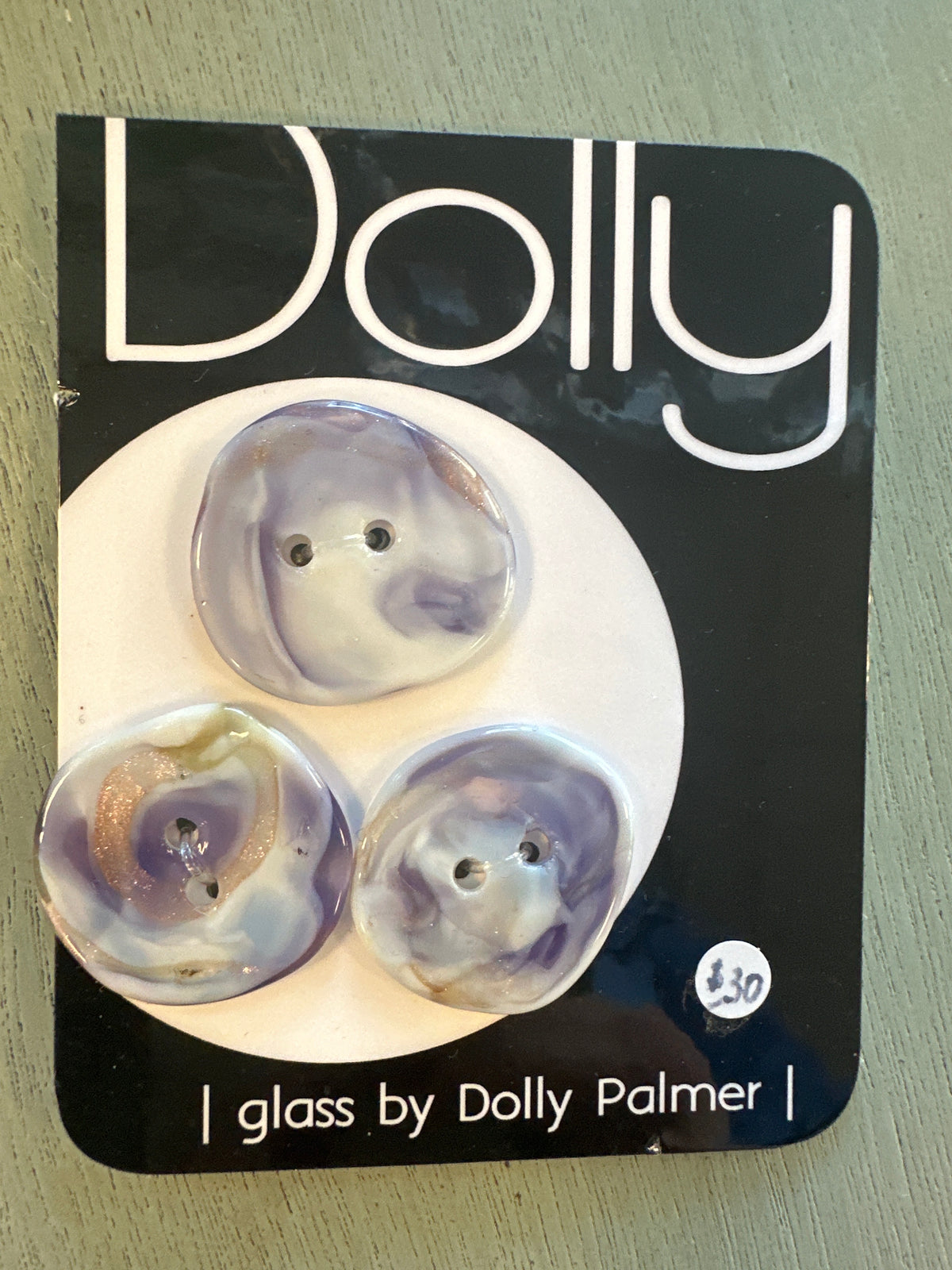 Dolly Palmer Buttons Set of 3