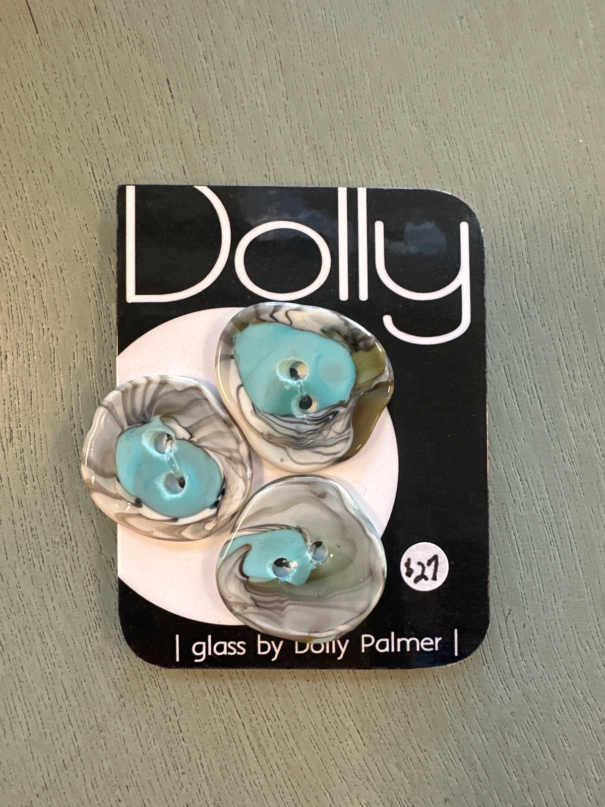 Dolly Palmer Buttons Set of 3