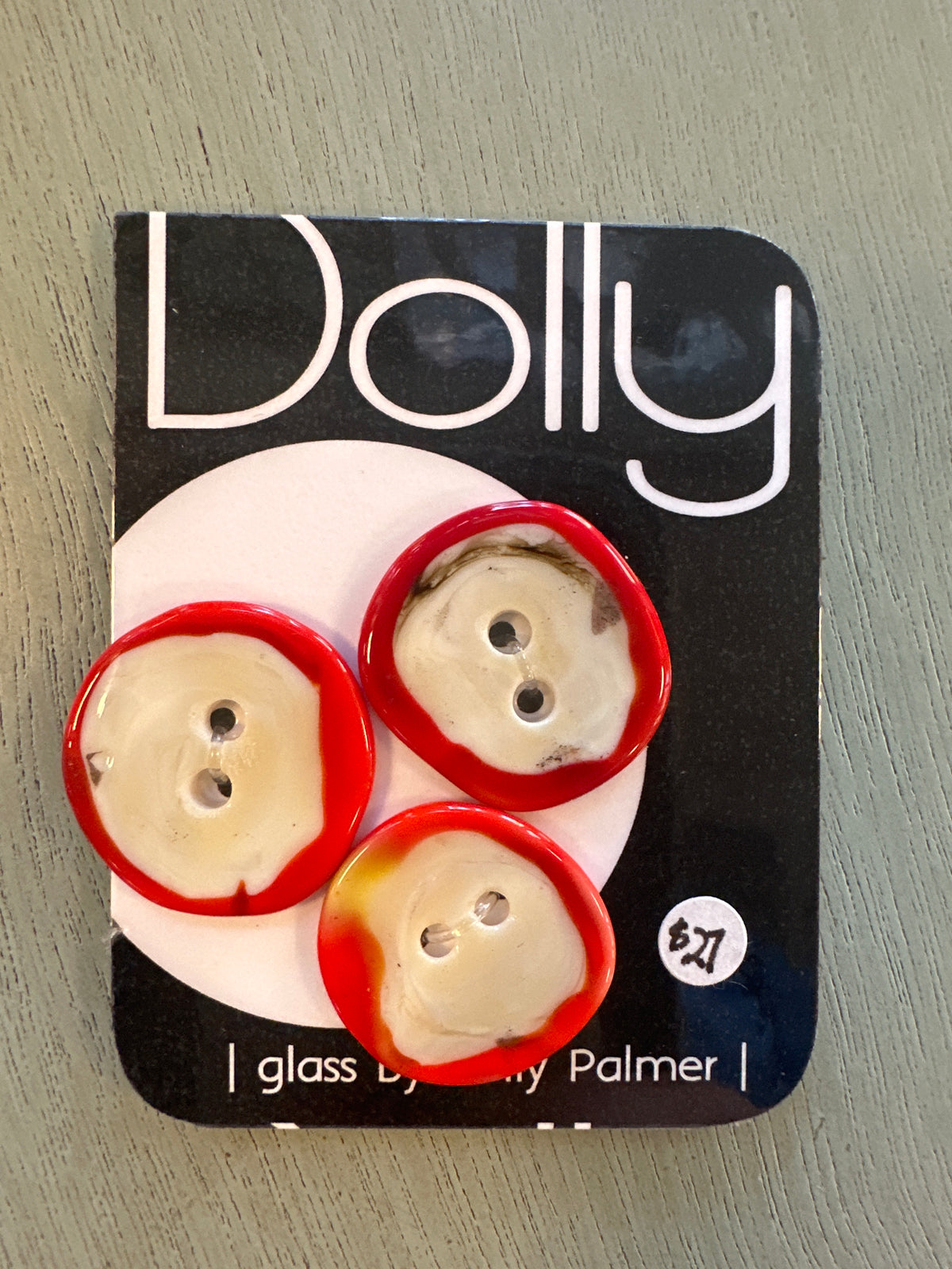 Dolly Palmer Buttons Set of 3