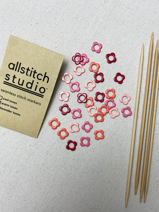 AllStitch small pink tone stitch marker