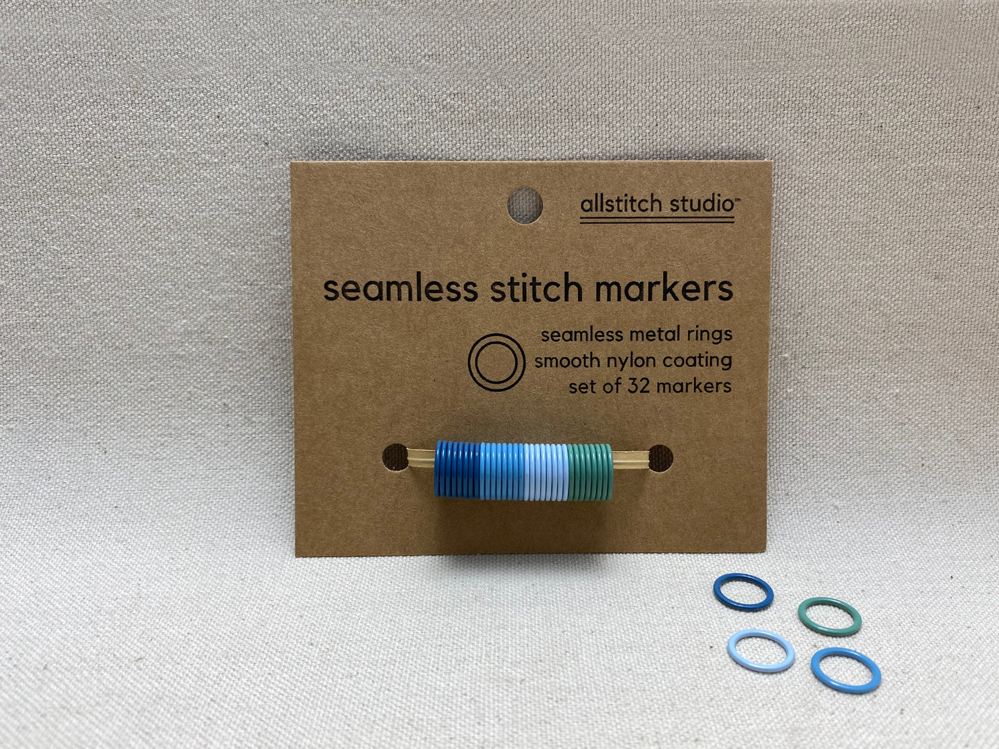 Allstitch Stitch Markers Lg Cool Tone