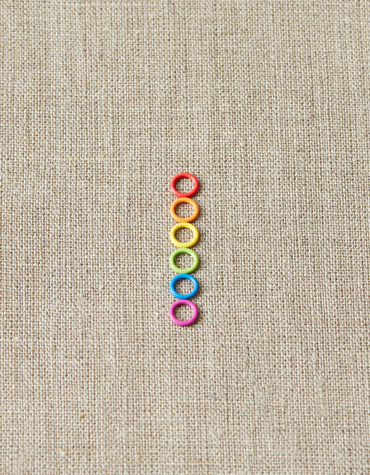 Colored Ring Stitch Markers Small