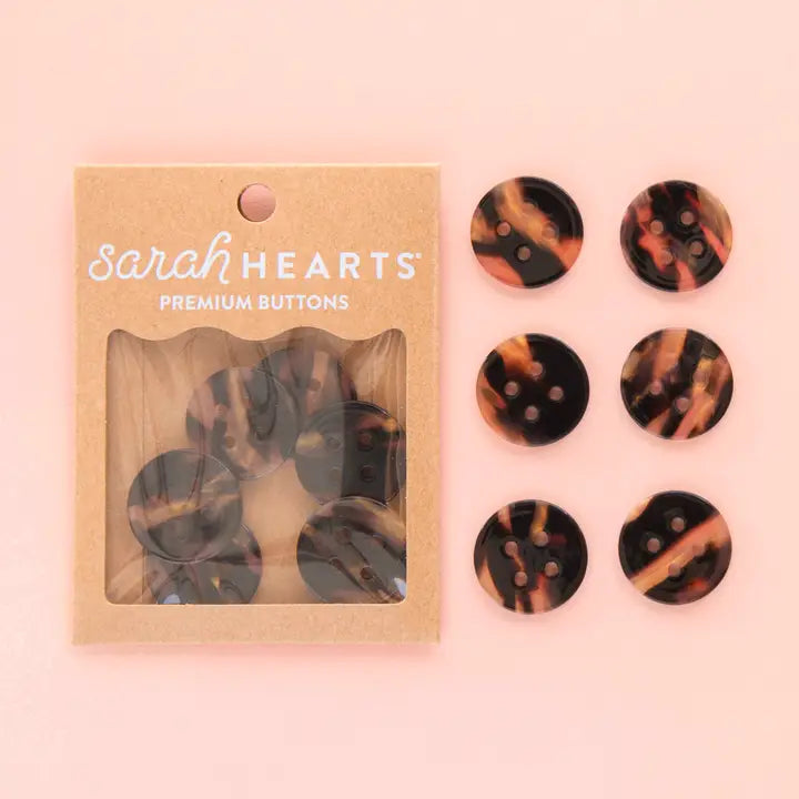 Sarah Heart Buttons