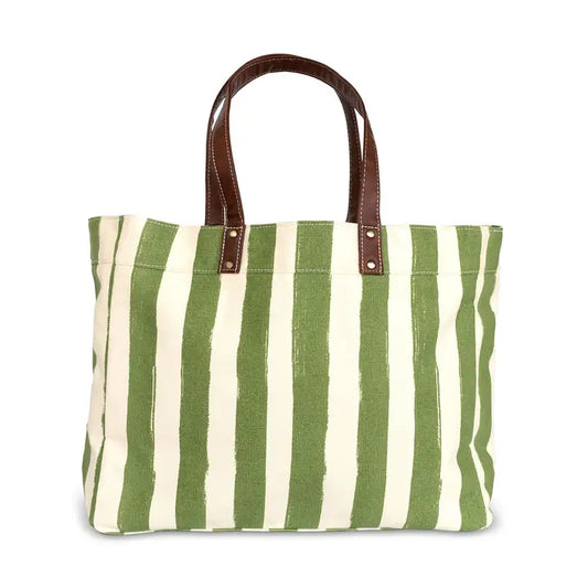 Carryall Tote, Linea Olive