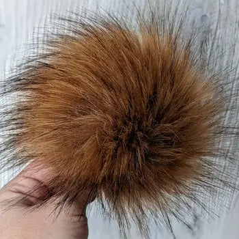 Faux Fur Pom Poms